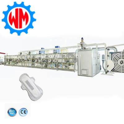 China Fully Automatic Women Sanitary Pad Making Machinery Global Export for sale