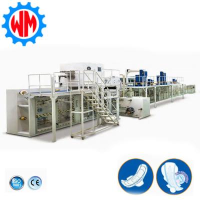 China Customization High Efficiency Sanitary Napkin Packaging Machine by Womeng for sale