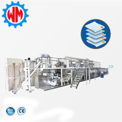China Nursing Pad Underpad Manufacturing Machine 380V With Packaging System for sale