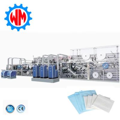 China High Efficiency Underpad Making Machine Easy Operation Customized for sale