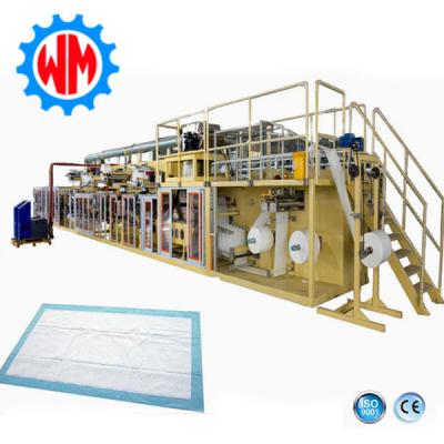 China Full Servo Underpad Making Machine Precise Control Underpad Machine for sale