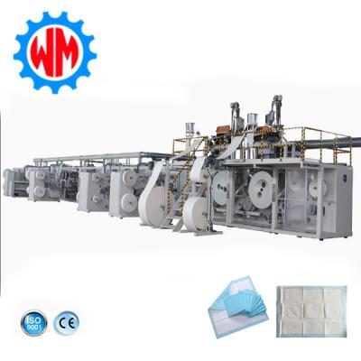 China Intelligent Under Pad Making Equipment Underpad Machine With Packaging System for sale