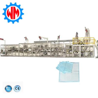 China 250meter/Min Underpad Production Line PLC Control Under Pad Machine for sale