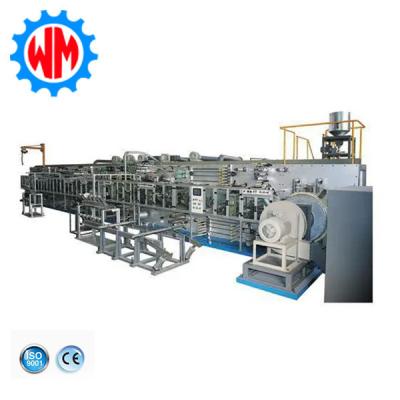 China PLC Sanitary Napkin Making Machine 380V 50HZ Automatic Sanitary Napkin Machine for sale