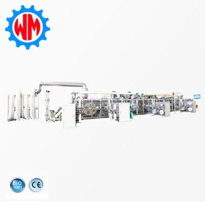 China Automated Sanitary Pad Production Machine 400KW Automatic Sanitary Pad Machine for sale