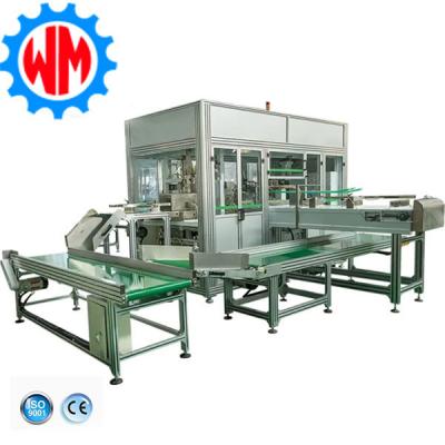 China Auto Stacker Diaper Packing Machine 25KW Sanitary Pad Packing Machine for sale