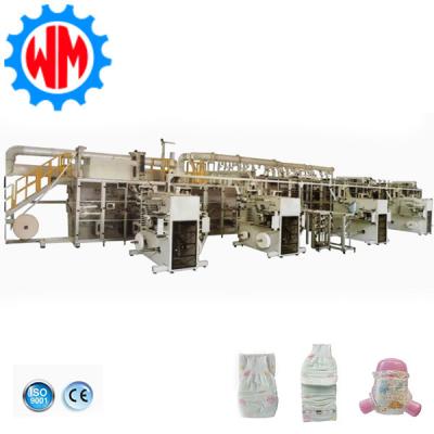 China Babies Diaper Banane Ka Machine S M L XL Small Diaper Making Machine for sale