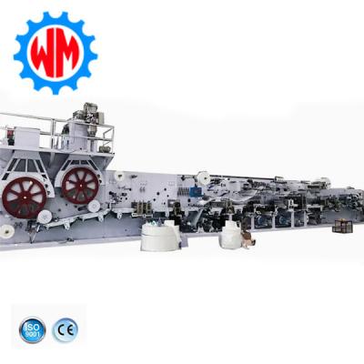 China High Efficiency Underpad Machine Panty Liner Making Machine With Packaging System for sale