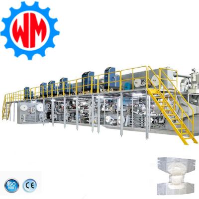 China Servo Adult Diaper Production Line Easy Maintenance Diapers Machines for sale