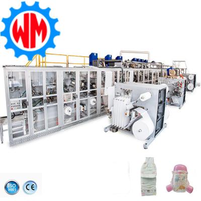 China Baby Diaper Manufacturing Machine CE Disposable Baby Diaper Making Machine for sale