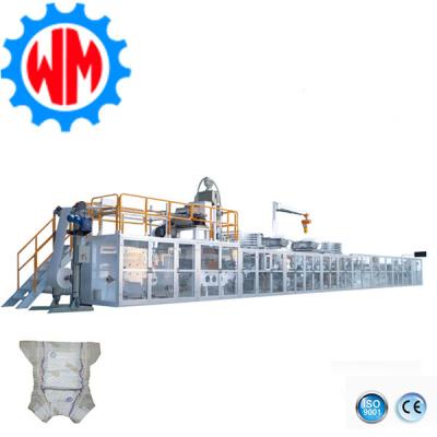 China 400KW Diaper Manufacturing Machine 600pcs/Min Diaper Banane Wali Machine for sale