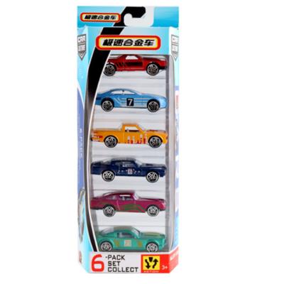 China Friction Toy Speed Bounce Car Mini Alloy Car Children's Toy Inertial Sliding Model Car for sale
