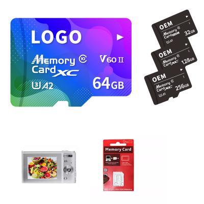 China OEM 128gb 256gb Memory Cards Chip Memory Card Storage For Camera for sale