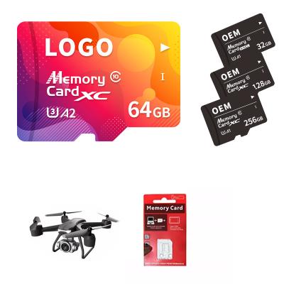 China High Quality drone Memory Cards 256gb 128gb Micro Sd Card Level10 U3 4K for sale
