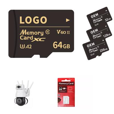 China 64gb 128gb Surveillance Camera Memory Card For Data Storage for sale