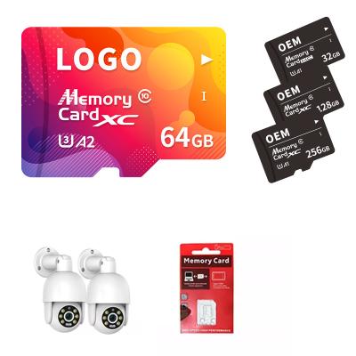 China 128Gb 64Gb 32Gb 16Gb 8Gb 4Gb 2Gb C10 U3 TF Card Sd Card For Surveillance Camera for sale