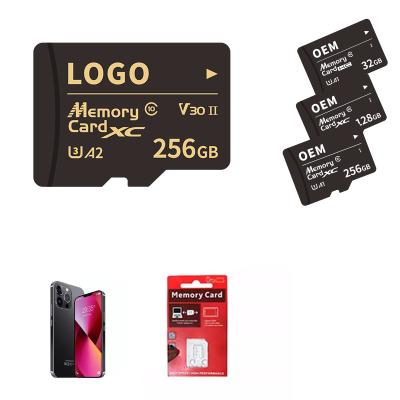 China Custom Logo Mobile Phone Sd Cards 64gb Memory Tf Card 128gb 256gb for sale