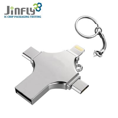 China 4 In 1 Type C OTG USB Flash Drive 16gb 32gb 64gb For IPhone Android PC for sale