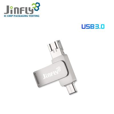 China Mlc / Tlc Chip Micro Usb Otg Flash Drive 16gb 32gb Usb 3.0 Type C for sale