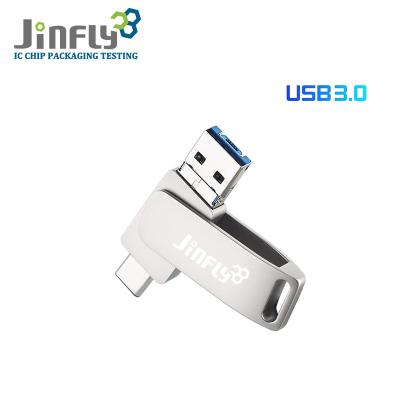 China MLC/TLC Chip Class A Grade 3 in 1 OTG USB Flash Drive 16GB 32GB 64GB 128GB USB 3.0 Pen Drive Type C for sale