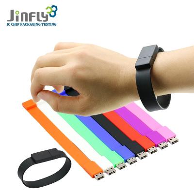 China Laser Engraving Bracelet Usb Flash Drive Portable 64gb 128gb for sale