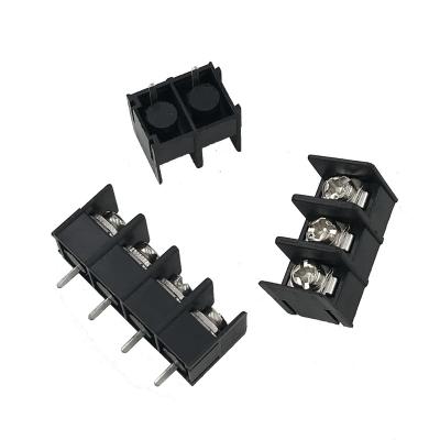 China PA66 XINKE 8.5mm Pitch PCB Black Or Green Barrier TB Connector Can Be Spliced 2PIN 3PIN 4PIN 300V 20A XK8500-8.5MM for sale