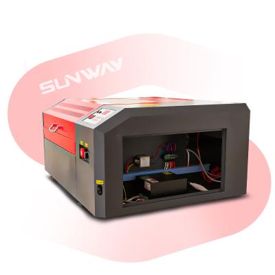 China small 40W 50W 60W 4040 desktop 3D CO2 laser engraving cutting machine mini laser engraver for wood,acrylic,stamp,leather for sale