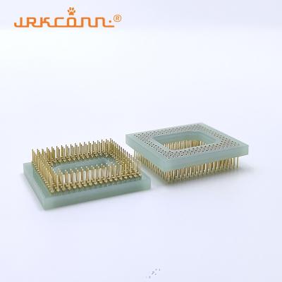 China 1.27mm Pitch Socket Adapter Female PGA Female Sockets Gold Plating for sale