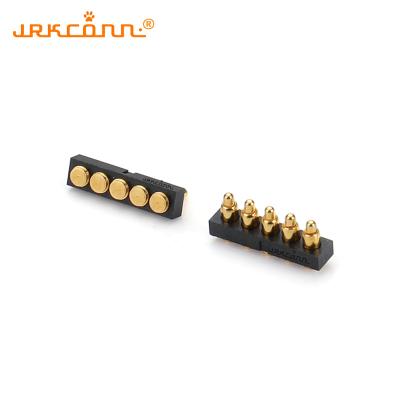 Chine Connecteur de broche à Pogo magnétique SMT PCB à double extrémité 2 mm en plastique Pa46 avec revêtement doré à vendre