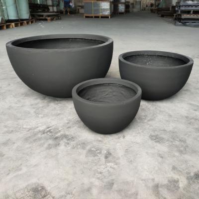 China 45 Pound Fiber Clay Planter for Indoor Outdoor Home Garden for sale