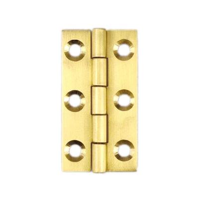 China New Type Antioxidant Treatment Mini Copper Cheap Jewelry Box Brass Jewelry Box Hinge Wholesale for sale