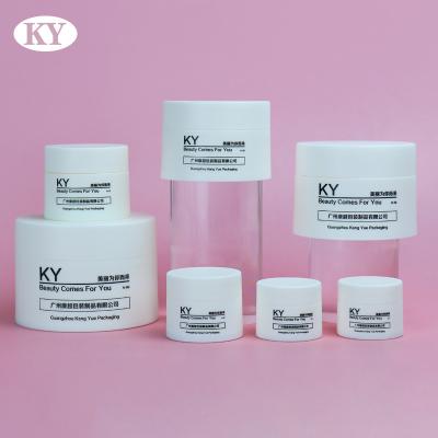 China Cosmetic 3g 5g10g15g PP plastic cream jar luxury face cream bottle jar cosmetics sub jar for personal skin care cosmetics packing for sale