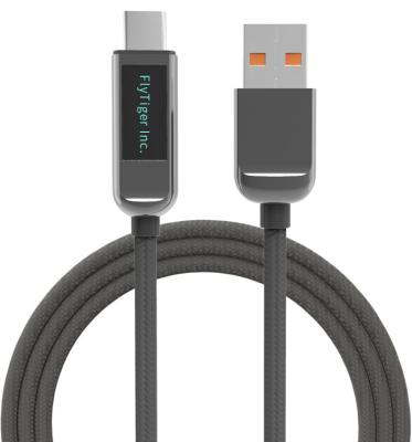 China High Speed Charging Fast Charging Led Display Screen USB Data Cable For Devices 25W PD Type C Charging USB Cable for sale