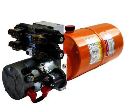 China 12 Volt Hydraulic Power Pack Acting Double Unit Car Lift for sale