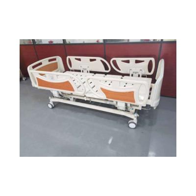 China Hospital or Hotel China Manufacturer Multifunctional Adjustable Three Cranks Care Manual Medical Hospital Bed Nursing for sale