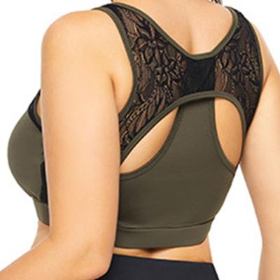 China High Quality Hot Selling Women Breathable Plus Size Sports Bra Workout Shockproof Gym Clothes Yoga Top for sale