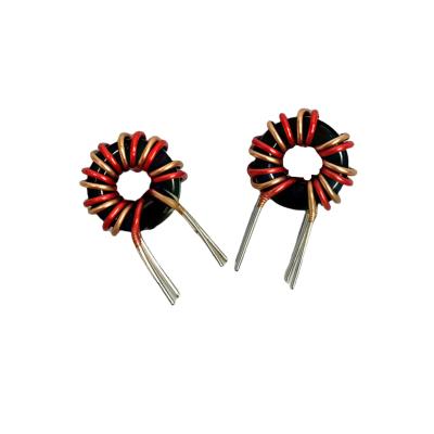 China T8*4*3 Magnetic Ring Inductor 8UH Red Copper Double Wire Winding Power Filter for sale