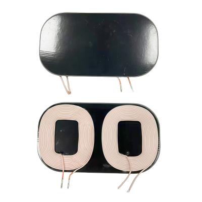 China Aangepaste parameters QI draadloze oplader spoel 2 spoelen draadloze oplaadspoel Te koop