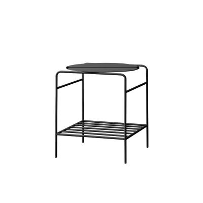 China Wholesale Nordic Modern Metal Simple Sofa Side Table Living Room Mini Luxury Coffee Style Furniture Place Table for sale