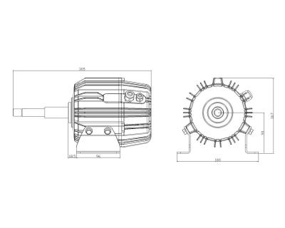China FAN Interesting Price New Type High Speed Best Sell Pmsm Brushless DC Motor Energy Saving for sale