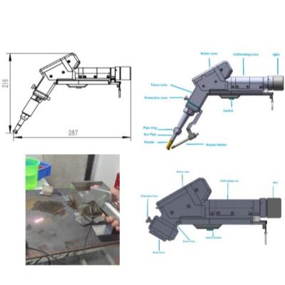 China Draagbare laserkop 3-in-1 Lasersweisapparatuur ondersteunt het lassen / reinigen en snijden Te koop