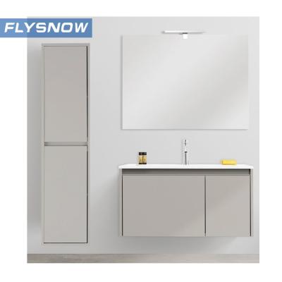 China European Modern Wall Mounted Lowes 32 Melamine Bathroom Vanity Cabinet for sale