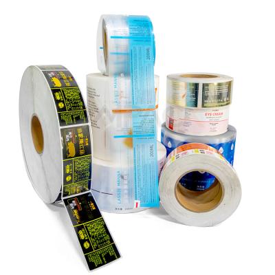 China Yimu Sticker Labels,Waterproof Labels For Bottles , Costom Adhesive Label Rolls for sale