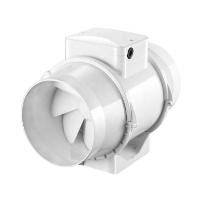 China Advertising company 4 5 6 8 10 12 inch mixflow fan integrated silence duct fan for sale