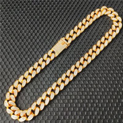 China FASHIONABLE Hot Selling Personality Exaggerated Hip Hop Jewelry Chain Men's Cuban Necklace for sale