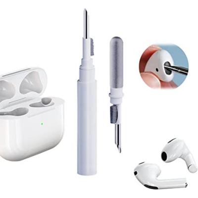 China Hot Sales Portable Multifunctional Earbuds Pen In-Ear Cleaning Earbuds Cleaner and Soft Brush Pen Cleaning Dust Removal Kit for sale