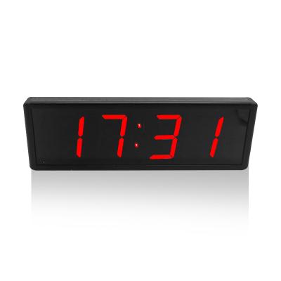 China Jinling Shiyin Eclectic Indoor Wall Clocks Large 3 Inch Double Sides Led Display 12/24H Clock for sale