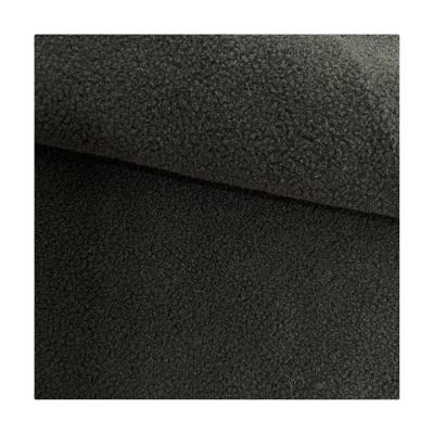 China Double Side Brush One Side Anti Pilling Knit Wool Fleece Fabric for Clothing Material for sale