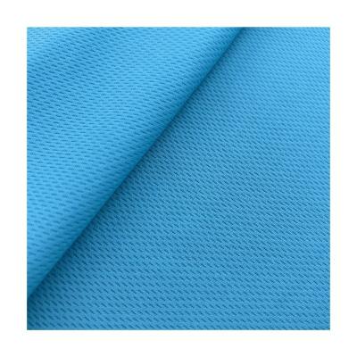 China Outdoor Fitness Hoodie 100% Polyester Double 250g Knitted Mesh Fabric for Sportswear for sale