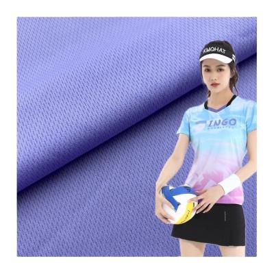 Chine 75D polyester tricoté œil d'oiseau mesh œillet vélo Jersey Tissu respirant Wicking à vendre